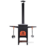 Казан чугунный 12л узбекский + печь "Plovman" (казан с круглым дном)